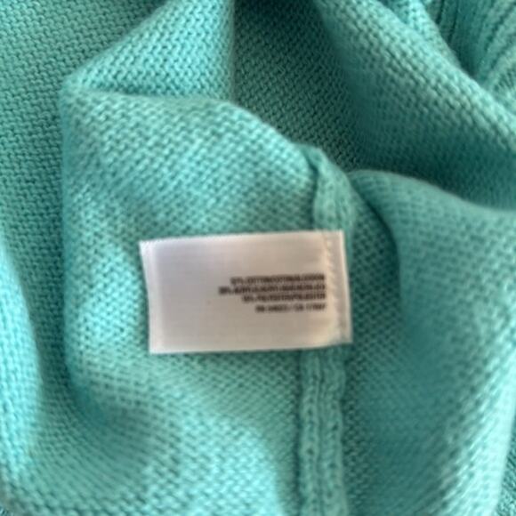 Old Navy Blue Lightweight Pullover Women's Long Sleeve Sweater Deep Scoop Neck M - Picture 4 of 6